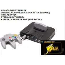 Nintendo 64 (N64) Konsole mit The Legend of Zelda Ocarina of Time Nintendo 64 (N64) Konsole mit The Legend of Zelda Ocarina of Time