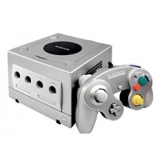 Gamecube Platinum Konsole mit Controller und Kabel