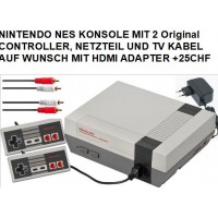 Nintendo NES Konsole 1986 mit 2 Controller