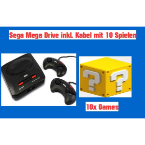 Sega Mega Drive Konsole mit 10 Games Sega Mega Drive Konsole mit 10 Games